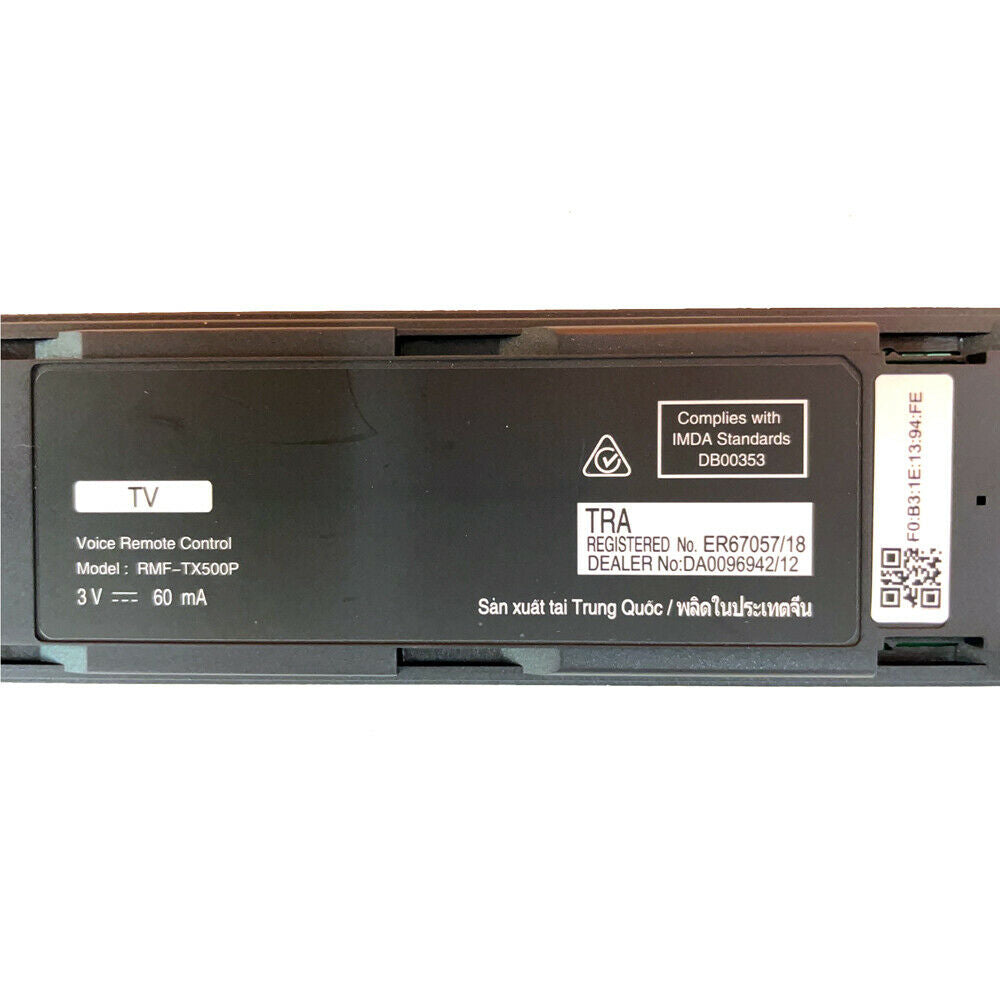 New RMF-TX500P For Sony Voice 4K Smart TV Remote Control KD-65X9500G RMF-TX500U