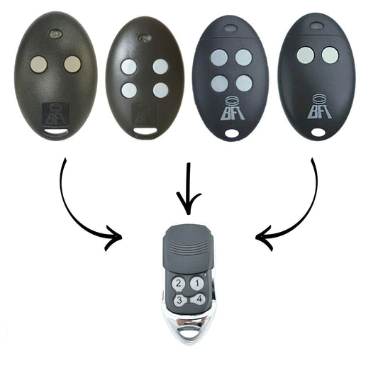 Remote To Suit BFT Mitto 2M 4M 12V Compatible Garage/Gate D111751 D111750