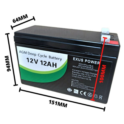 Exus Power - Deep Cycle Battery