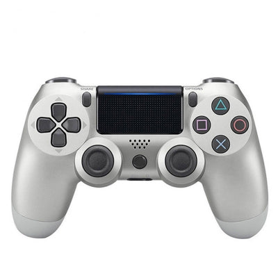 Silver DualShock Bluetooth Controller For Sony Playstation 4 PS4